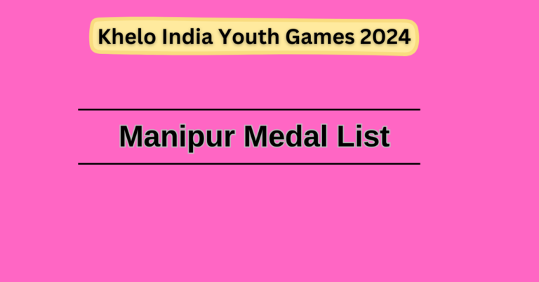 Khelo India Youth Games 2024 Manipur Medal List